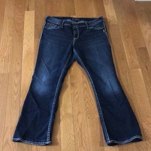 Silver bootcut jeans